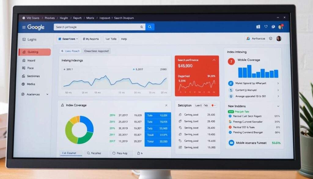 Google Search Console dashboard