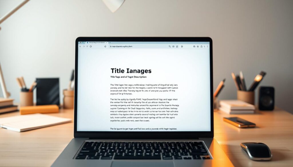 SEO title tags and meta descriptions