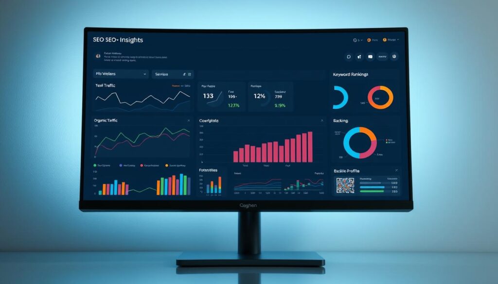 SEO insights dashboard