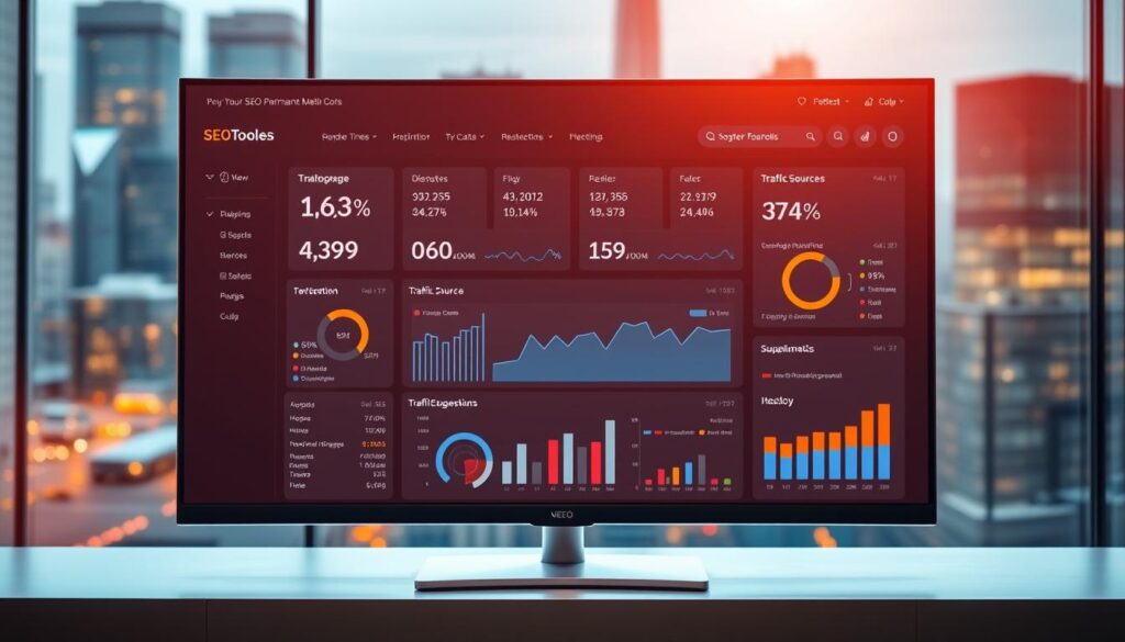 SEO tools dashboard example