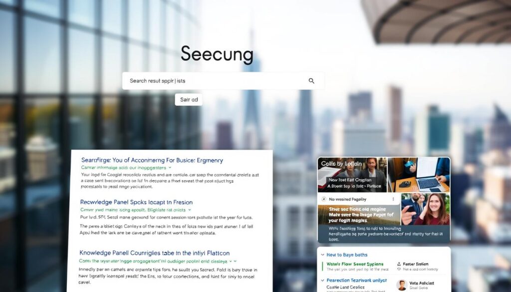 search engine results page example