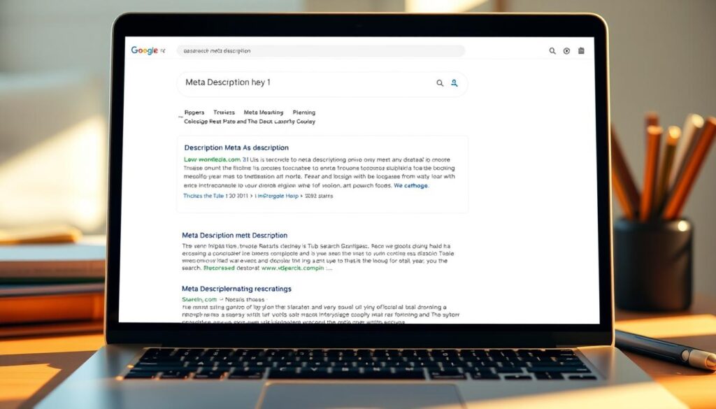 search results meta description