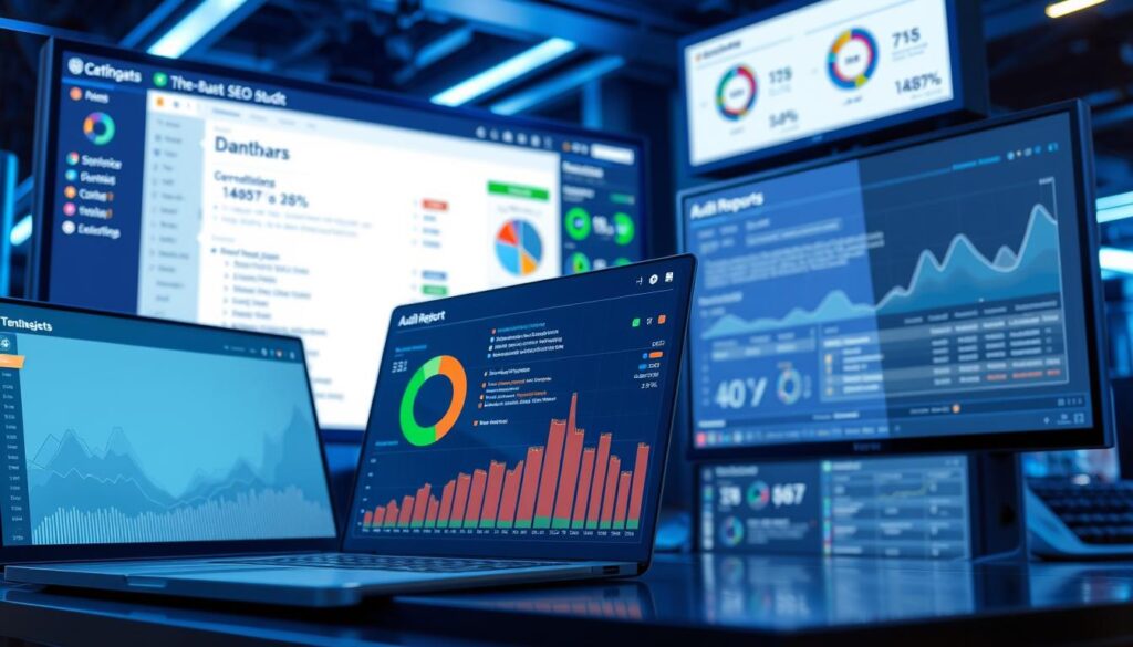 technical SEO analysis dashboard