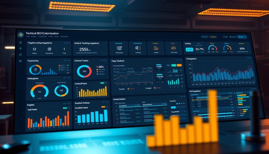 technical seo customization dashboard