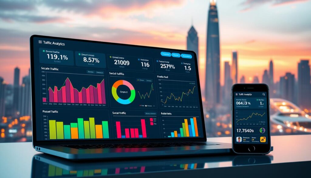 website traffic sources analysis