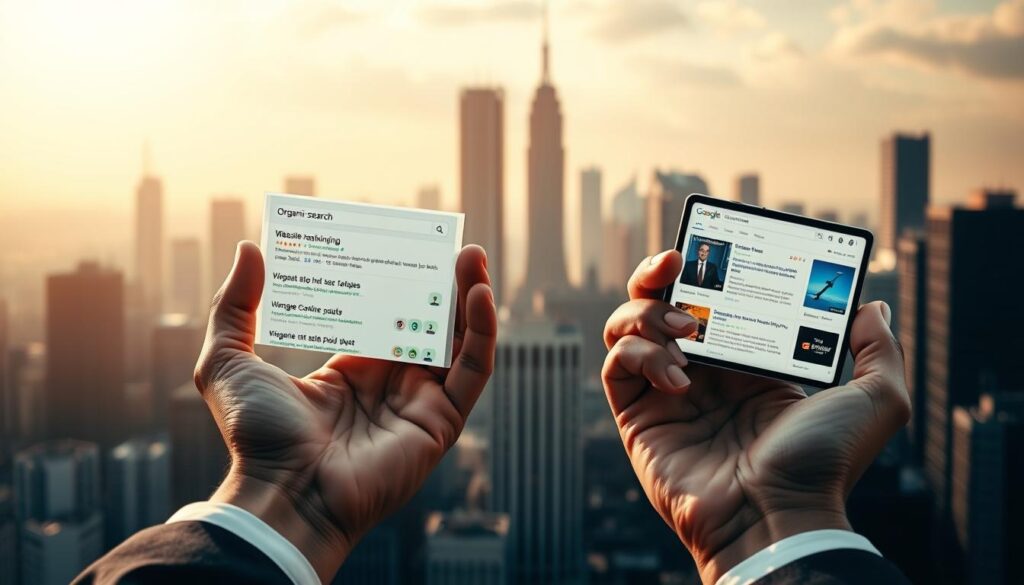 organic vs paid search differences