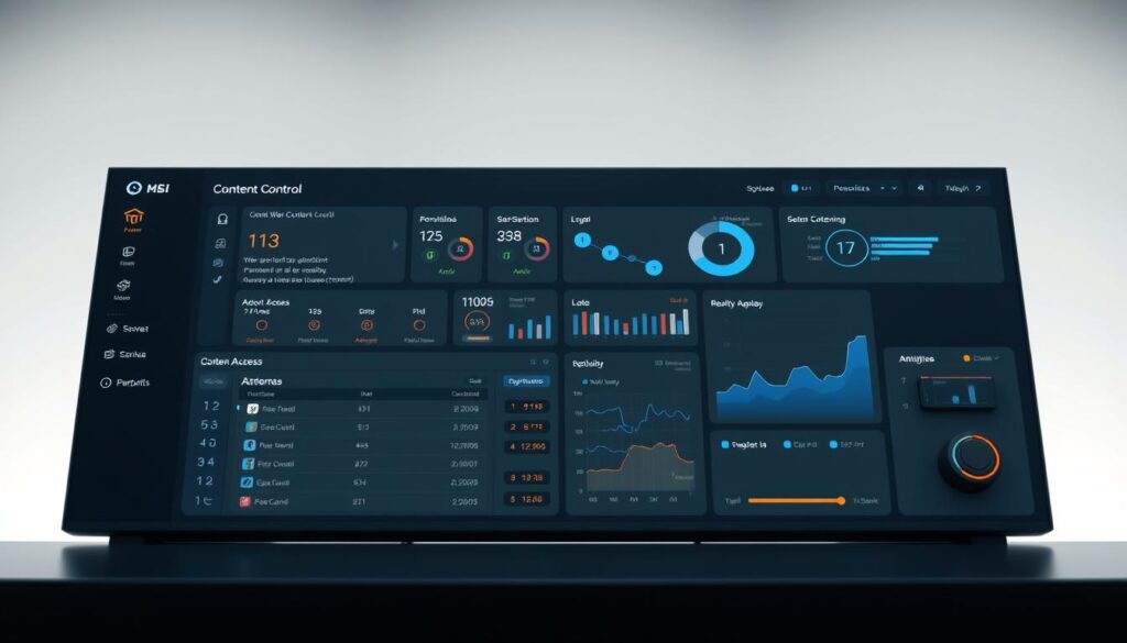 content control admin console