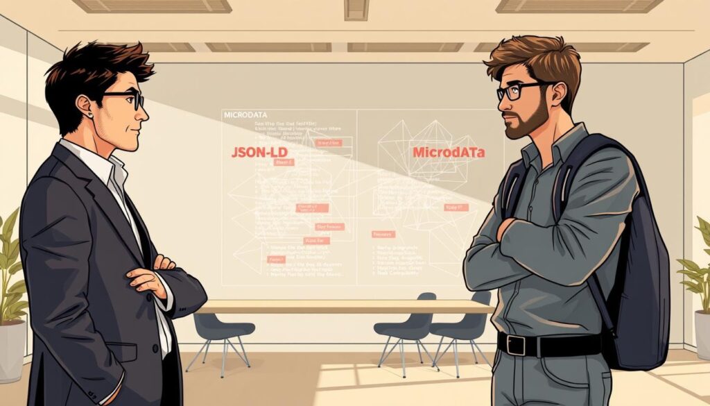 structured data implementation comparison