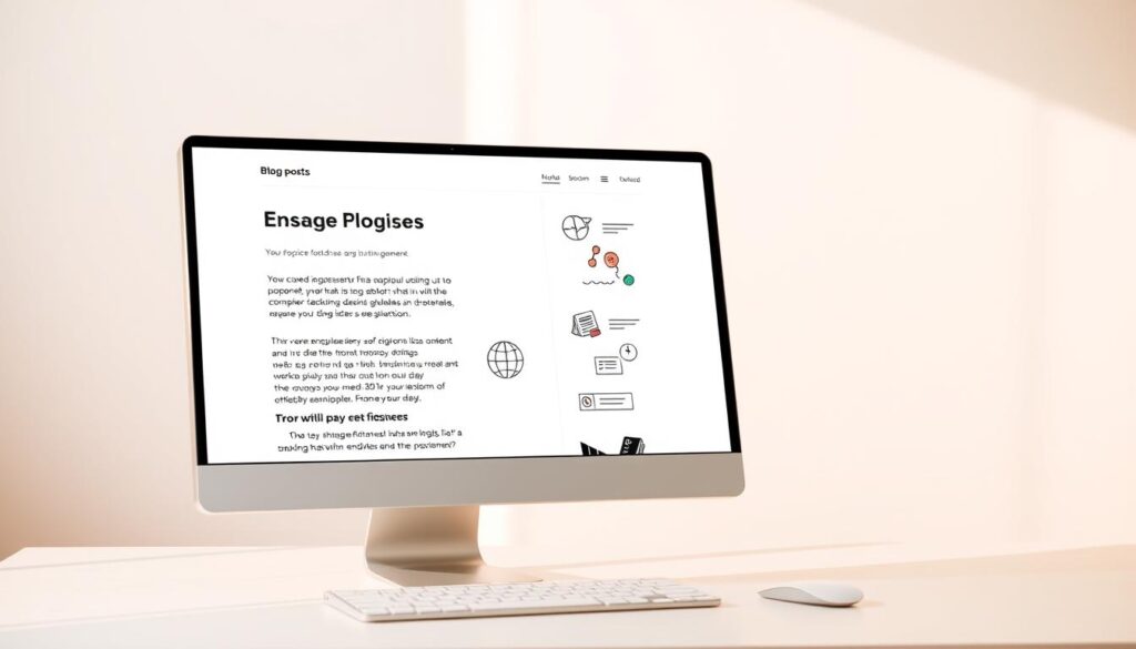 visual hierarchy in blog post