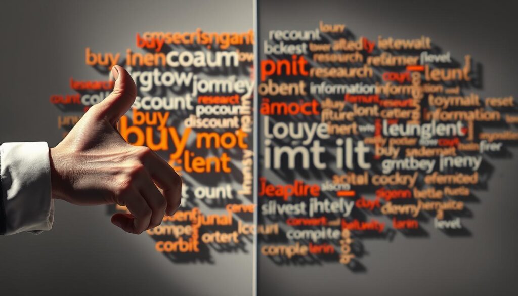 high and low intent keywords comparison