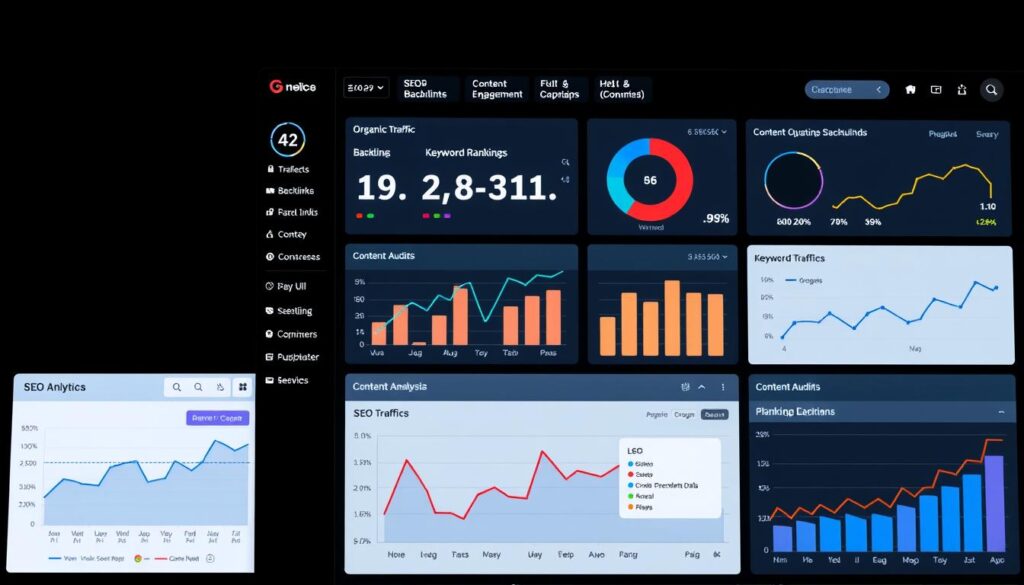 SEO analysis toolkit dashboard