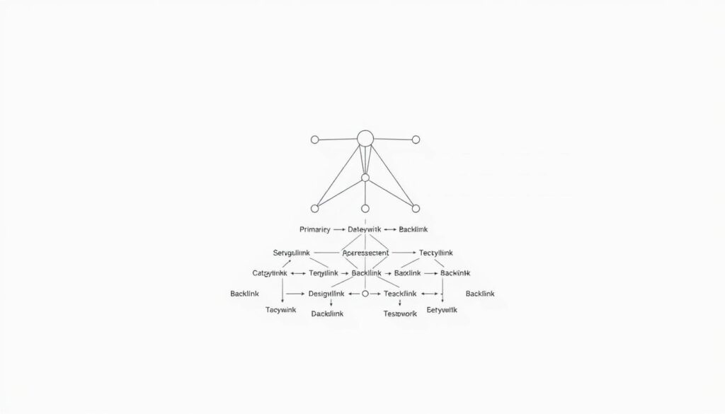 backlink tiers structure diagram