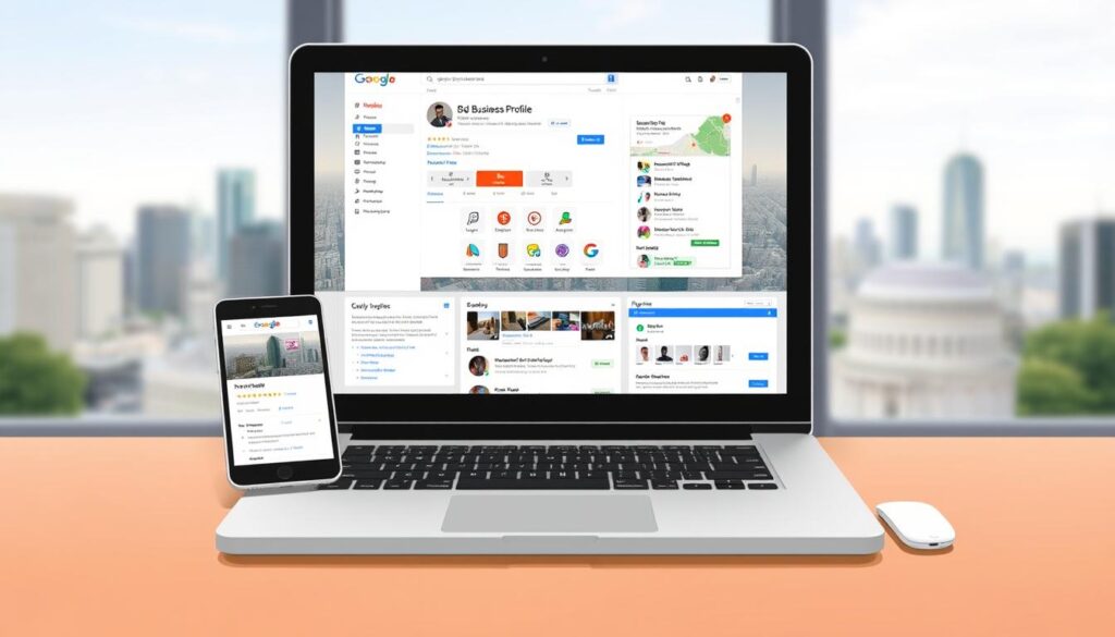 Google Business Profile interface example