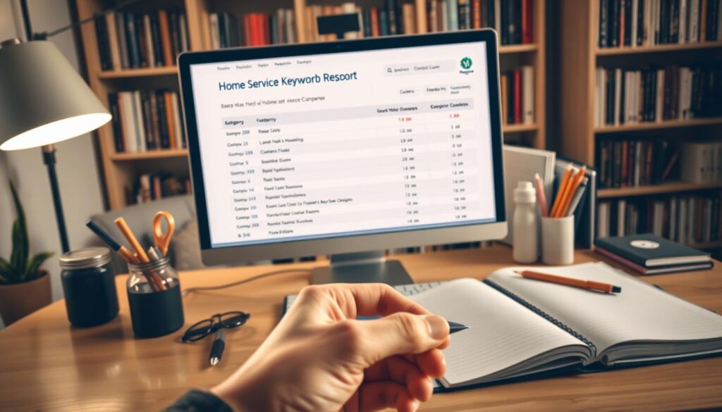 keyword research for home service companies