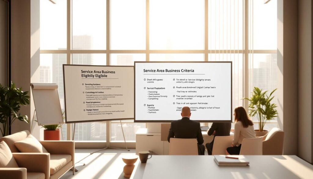 service area business eligibility criteria