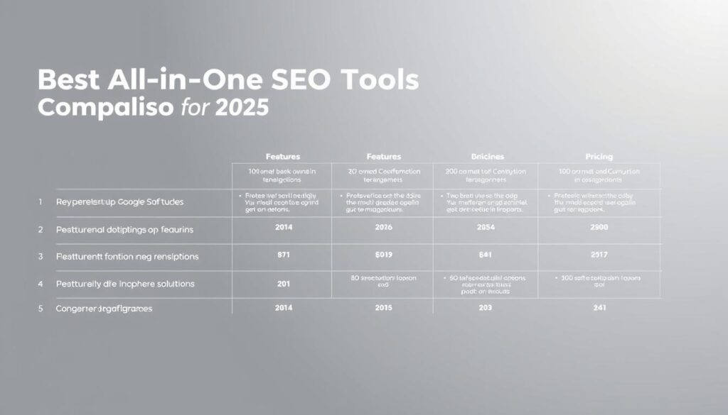 SEO features comparison